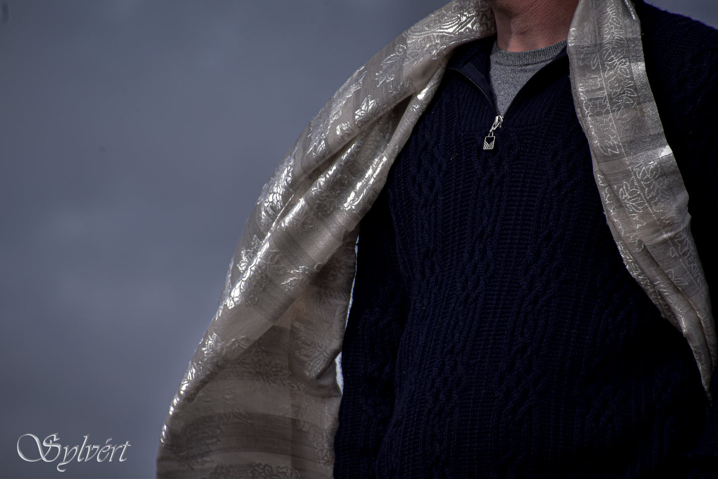 Sylvért, Pashmina, Silk,  Coronis, Coronella Serica, 100% Natural, Vegetable Dye, Luxury, Heritage, Sustainable, slow fashion, quiet luxury. Sylvert.