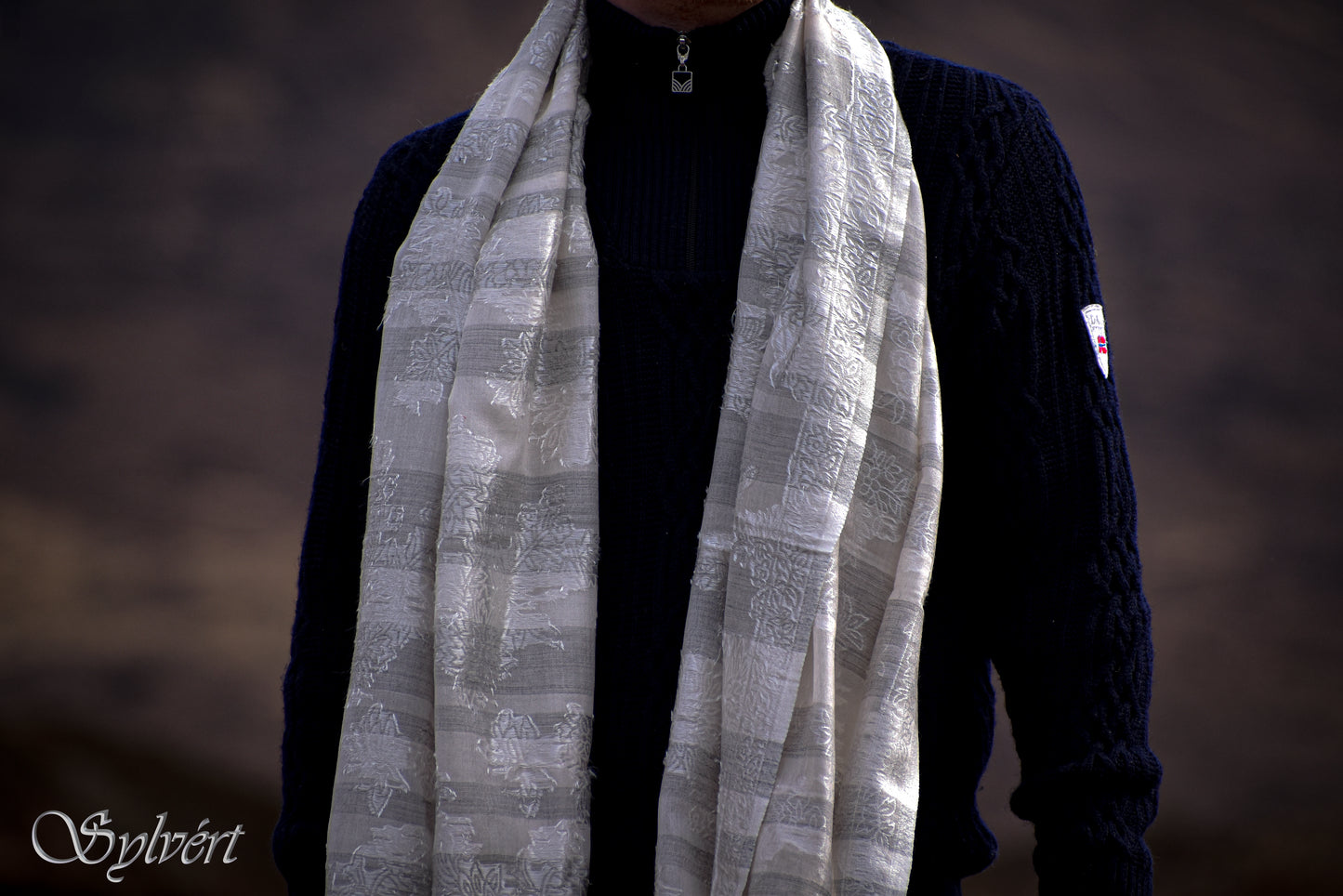 Sylvért, Pashmina, Silk,  Coronis, Coronella Serica, 100% Natural, Vegetable Dye, Luxury, Heritage, Sustainable, slow fashion, quiet luxury. Sylvert. hand made, hand loomed.