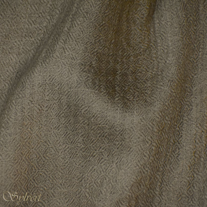 A beige Corvella Draván from Sylvért's Coronis collection, folded to show the diamond weave texture 